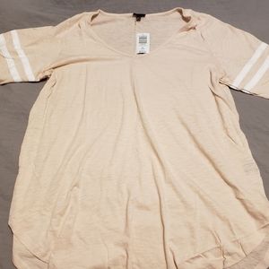 Torrid Peach Football Tee